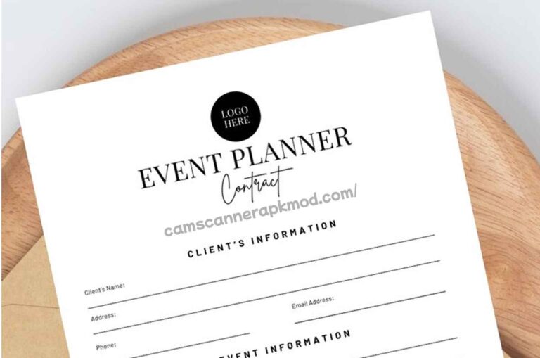 CamScanner Mod APK for Event Planners